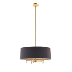 Presidio 5-Light Black Drum Shade Chandelier Gold/Black - Hampton Hill 10 Presidio 5-Light Black Drum Shade Chandelier Gold/Black - Hampton Hill -Home Decor Store GUEST f5a9d414 4f1c 469d ac0b 44c14c3e2b00