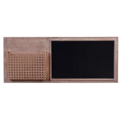 Multi-Functional Wall Memo Board With Chalkboard And File Rack Storage Brown - StyleCraft -Home Decor Store GUEST f6a0779e 7e5d 44db 8208 ab0a937ec667
