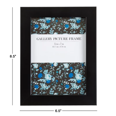 Hastings Home Picture Frame Set, 5 X 7-in - Black, Set Of 6 3 Hastings Home Picture Frame Set, 5 X 7-in - Black, Set Of 6