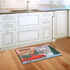 Home For Christmas Doormat Pickup Truck Indoor Outdoor 30" X 18" Briarwood Lane -Home Decor Store GUEST f85b30fe d952 4517 bb9e e74614e85379