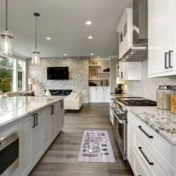 World Rug Gallery 'Kitchen Is The Heart Of The Home' Anti-fatigue Mat -Home Decor Store GUEST fa53efbe fc11 488b 86ab 57413957f47a