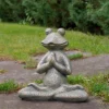 Northlight 14" Gold Verdigris Yoga Frog Outdoor Garden Statue -Home Decor Store GUEST fac22f69 0c80 4a5b 8746 689e142bd0dd