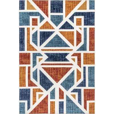 NuLOOM Alexia Contemporary Geometric Indoor/Outdoor Patio Area Rug 14 NuLOOM Alexia Contemporary Geometric Indoor/Outdoor Patio Area Rug - Image 12