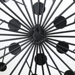 LuxenHome Silver, Black, And Gold Iron Metal Round Abstract Wall Decor 14 LuxenHome Silver, Black, And Gold Iron Metal Round Abstract Wall Decor -Home Decor Store GUEST fd28111f 53fa 4779 865a d572da9e8a6b