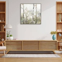 30" X 30" Soft Birch Forest II By Allison Pearce Framed Canvas Wall Art Print - Amanti Art -Home Decor Store GUEST ffab7fd2 adcb 49e9 8753 5f9735727c3b