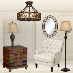 Regency Hill Traditional Table Lamp 28.5" Tall Carved Two Tone Brown Urn Shaped Beige Fabric Shade For Living Room Family Bedroom Bedside 17 Regency Hill Traditional Table Lamp 28.5" Tall Carved Two Tone Brown Urn Shaped Beige Fabric Shade For Living Room Family Bedroom Bedside -Home Decor Store GUEST ffcb9c64 4619 4482 b971 ba64a02eccfe